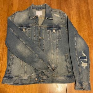 Old Navy Men’s XL Distressed Denim Jacket